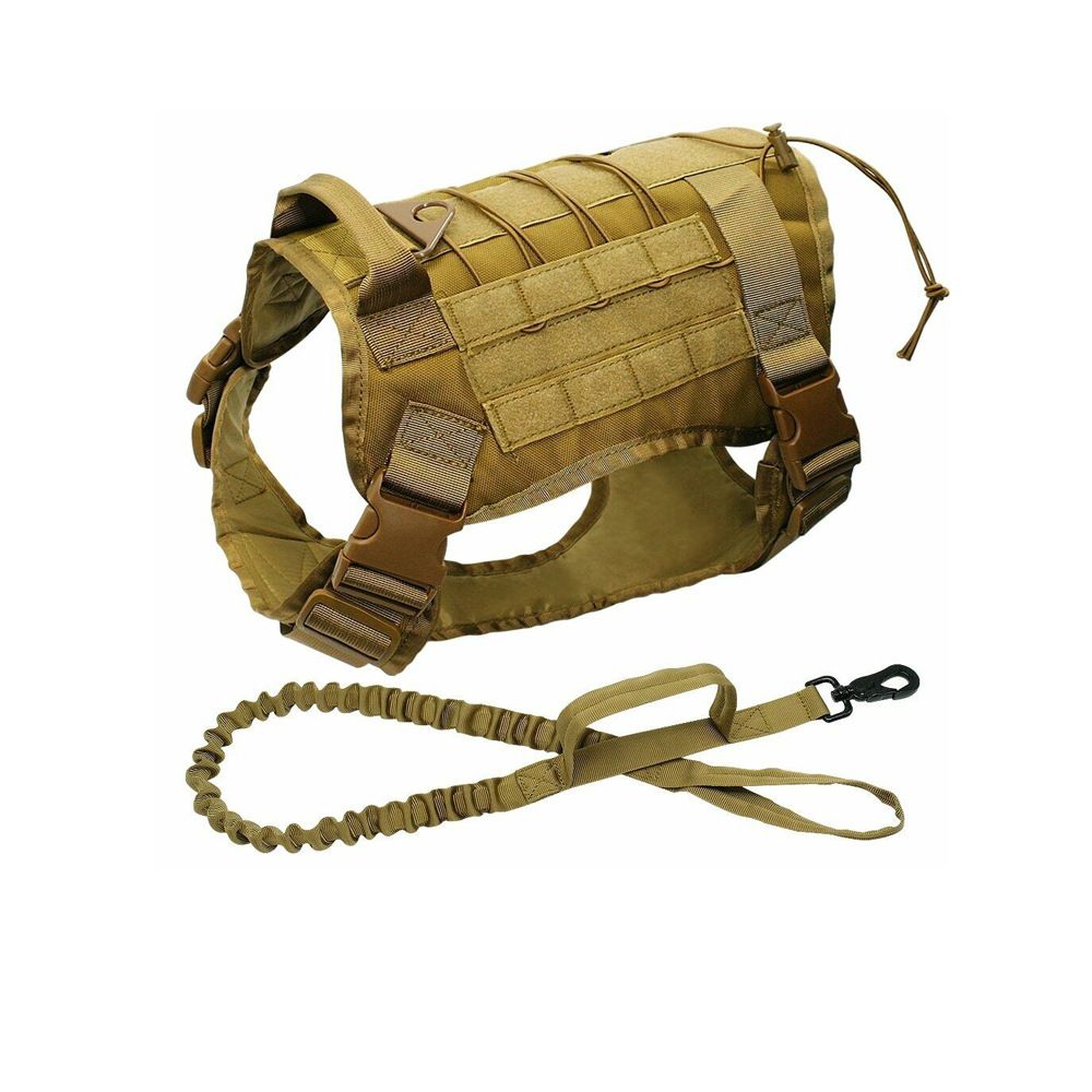 Dog Tactical Vest Polyester Military Style XXL