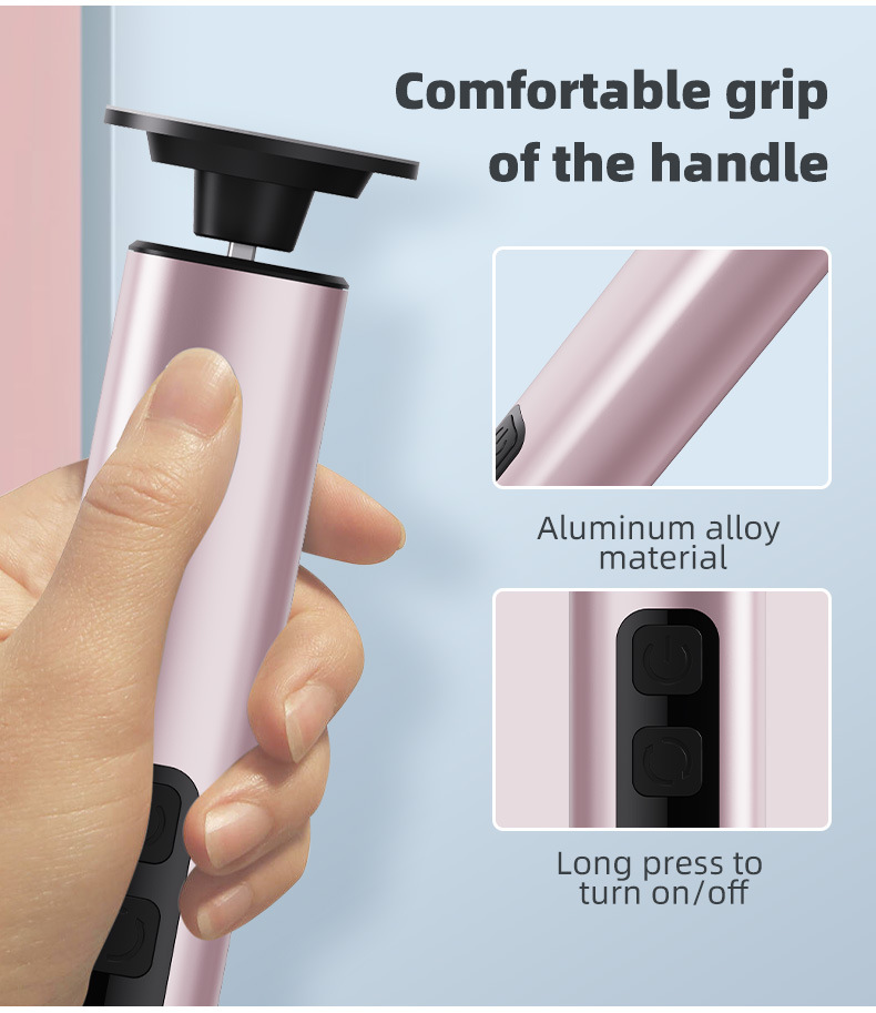 Rose Gold Professional 2-in-1 Electric Foot Callus Remover and Manicure Kit - 9 Speeds Rechargeable Electronic Foot File with LCD Display - Professional โ image 5