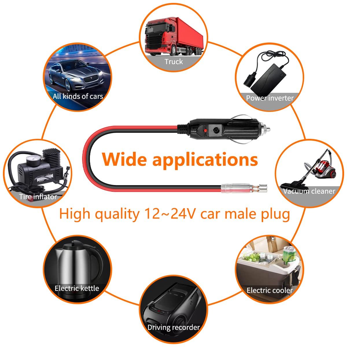 Fused Replacement Cigarette Lighter Male Plug โ image 5
