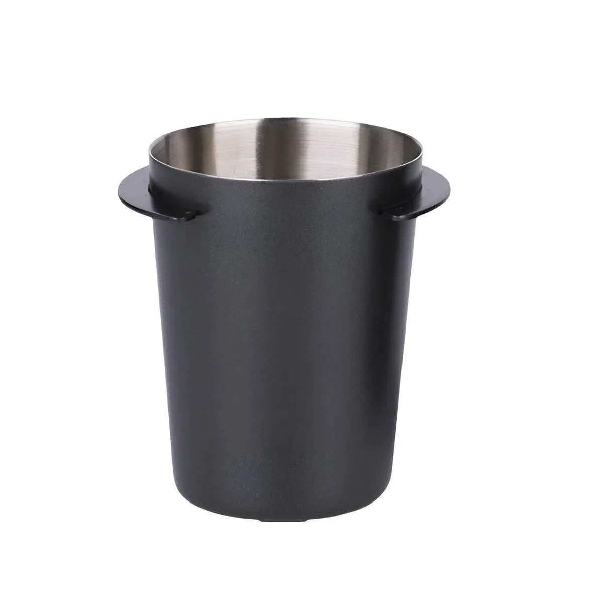 58mm Stainless Steel Coffee Catchers Coffee Maker Handle Accessories Durable Use - Black