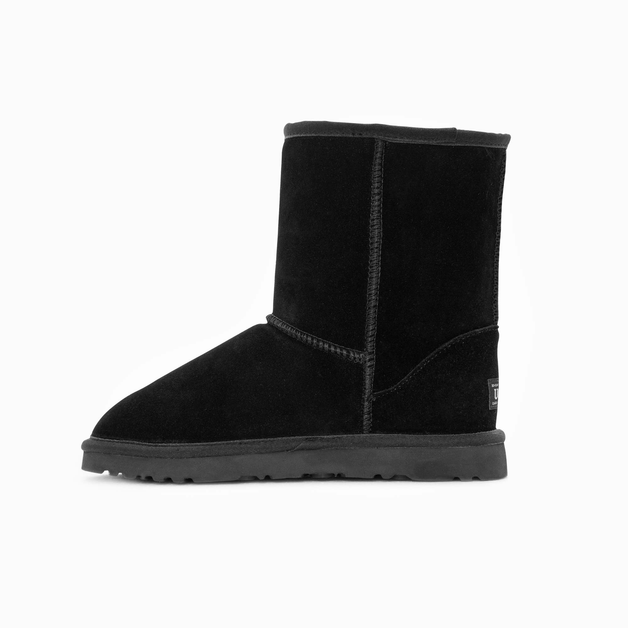 Ugg Boots Genuine Australian Sheepskin Unisex Short Classic Suede (Black, EU43) โ image 4