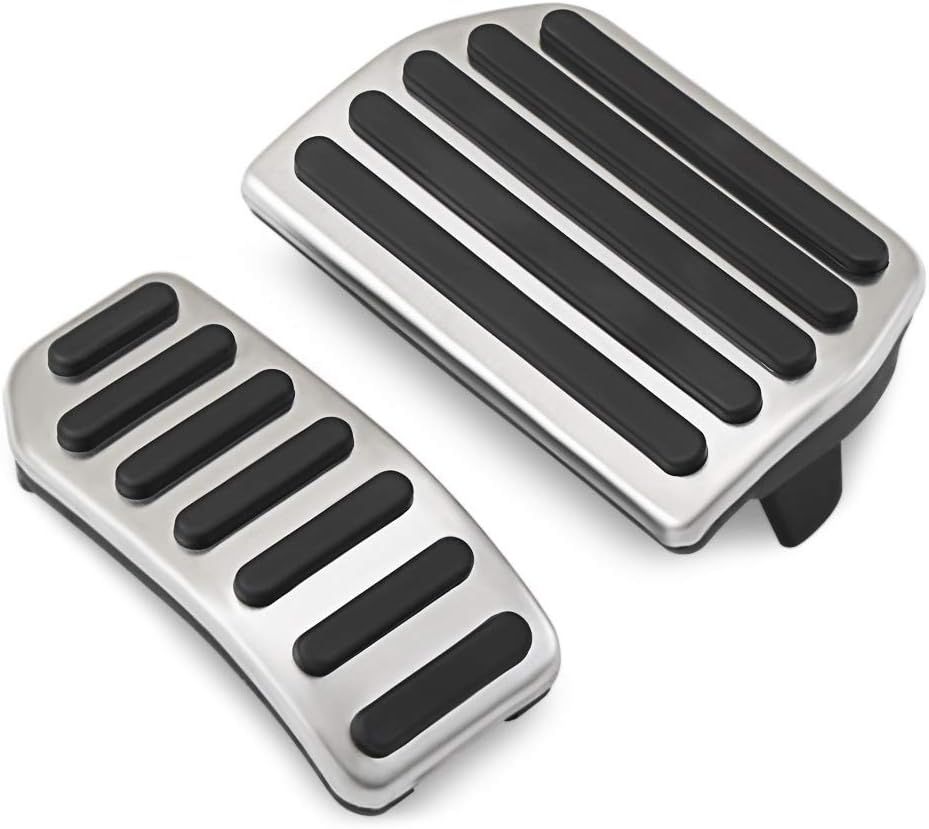PedalStainless Steel Car Fit for Gas Pedal Cover Brake Pedals Fit Accessories Convenient Aluminum Alloy ( 2Pcs ) — image 2
