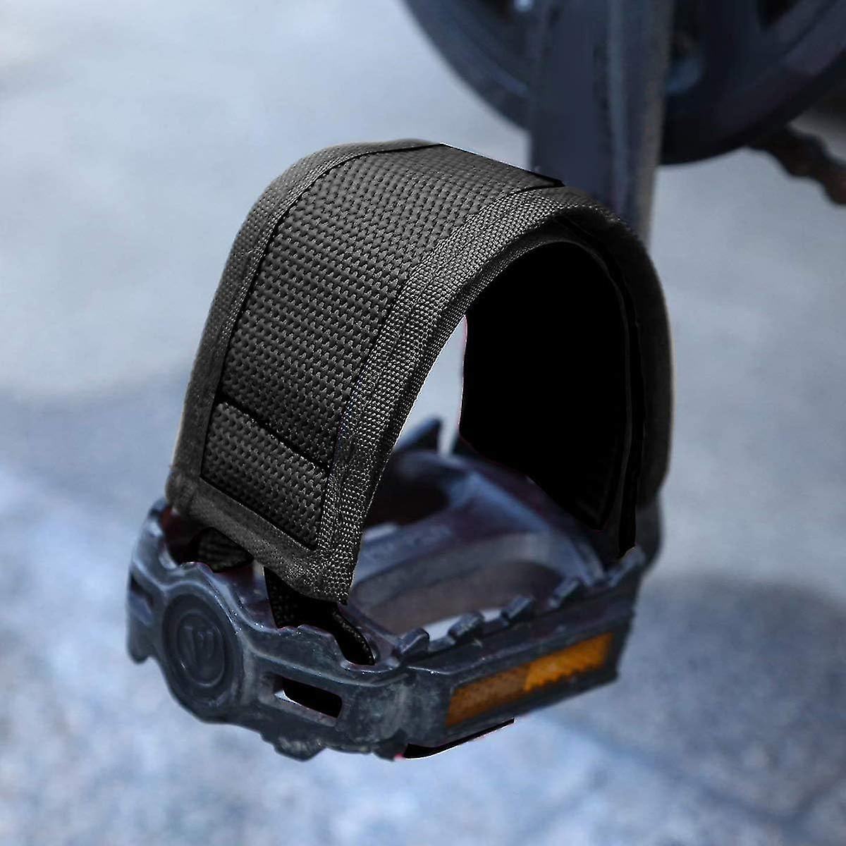 Pair Universal Bicycle Pedal Straps, Adjustable Non-Slip Double Adhesive Pedal Toe Clips Nylon Pedal Straps, Bicycle Pedal Accessories โ image 4