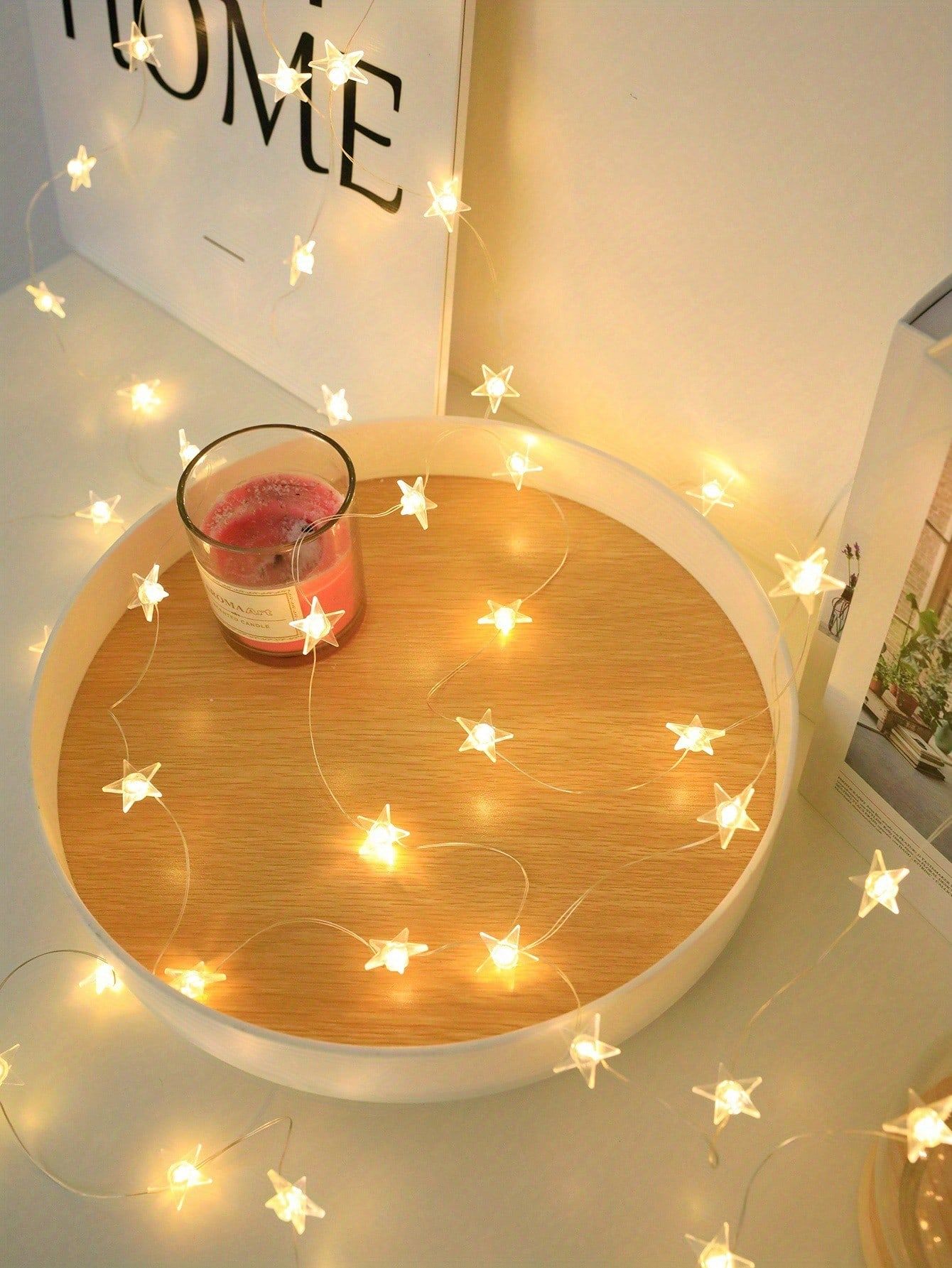 1PC LED Starry Night String Lights – 1/2/3M 10-30 Battery model LEDs Starry Sky Effect Decorative Lights for Bedroom, Baby Room, Weddings, Indoor/Outdoor — image 5