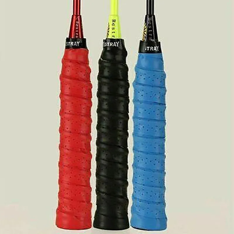 4X Anti-Slip Tennis Badminton Squash Racquet Over Grip Tape Overgrip Sweatband - Blue *4 — image 4