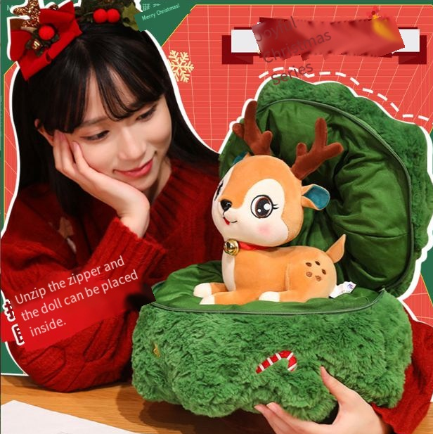 Christmas 4-in-1 Plush Set (Tree + Santa + Reindeer): Perfect Birthday/Christmas/Party Gift for Boys, Girls & Adults โ image 2