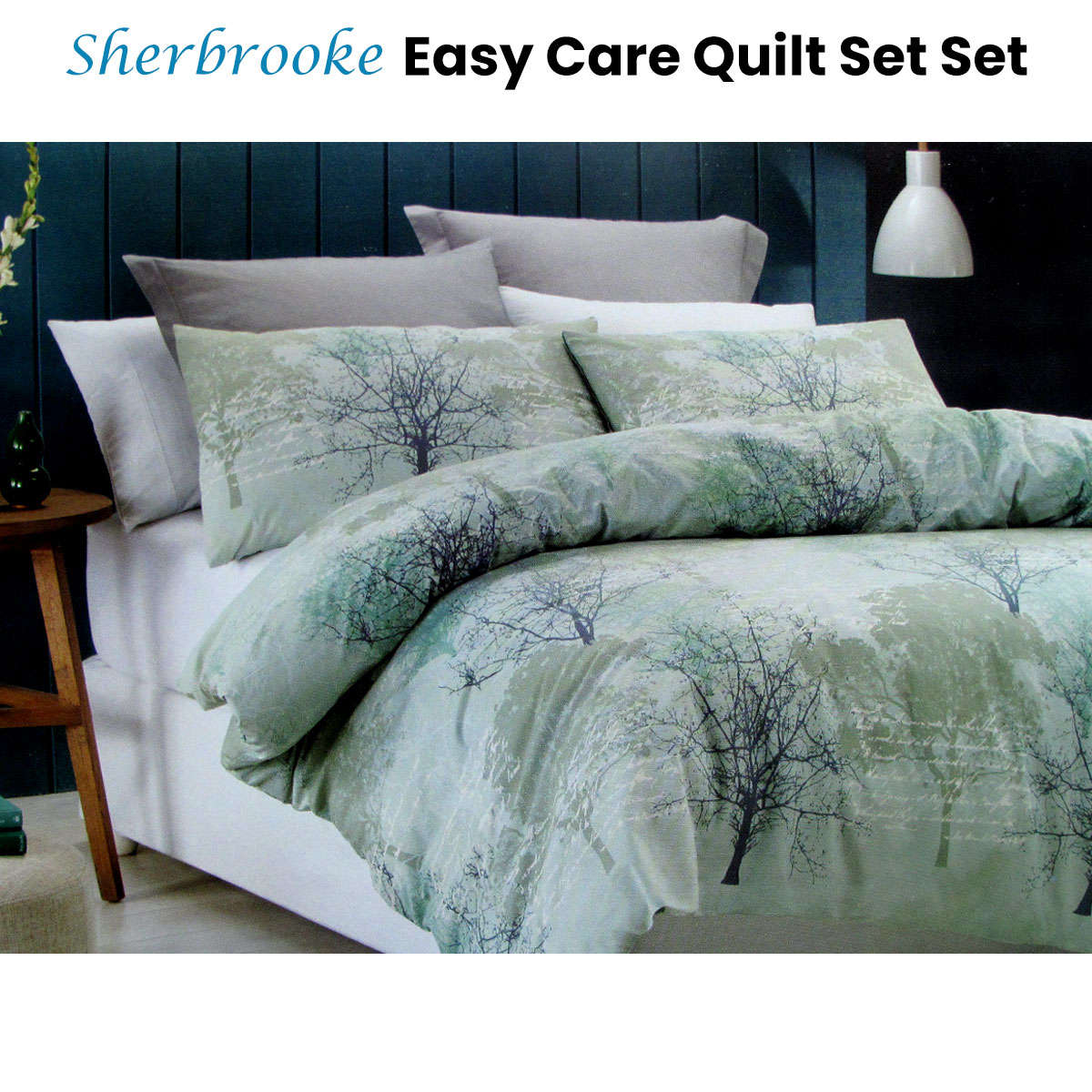 Belmondo Sherbrooke Forest Easy Care Quilt Cover Set King — image 2