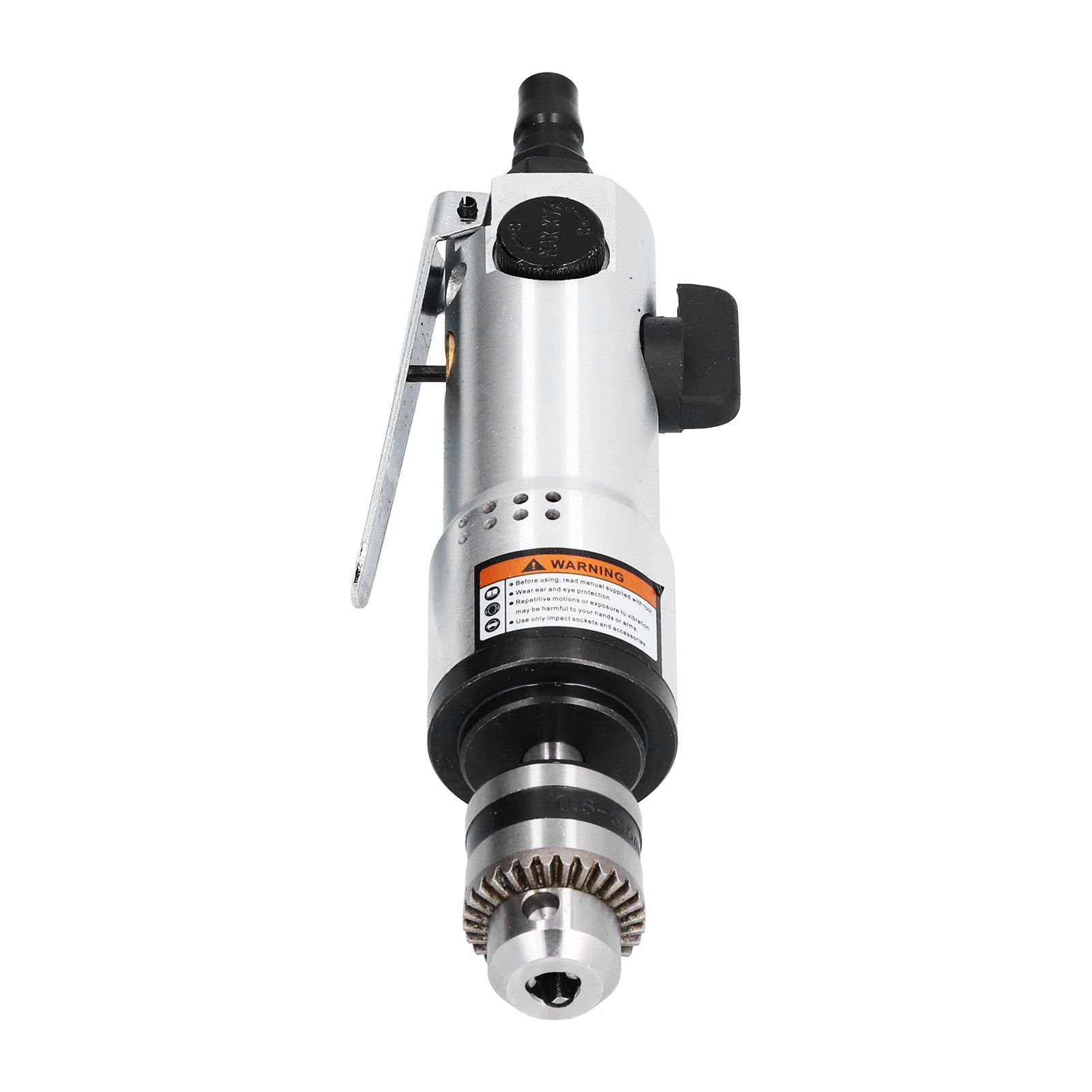 3/8in Chuck Pneumatic Drill StraightType Multifunctional RustProof Durable Industrial Air Drill — image 3