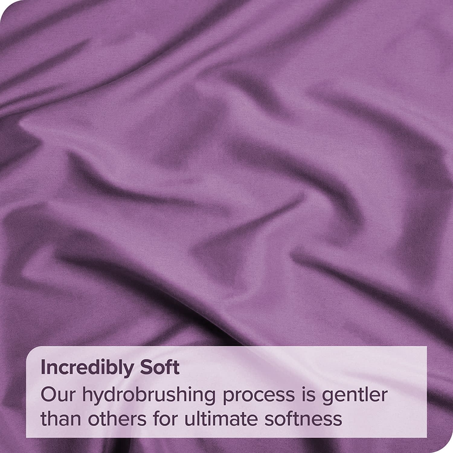 Elegant Comfort Premium Hotel Quality 1-Piece Double Flat Sheet, Luxury and Softest 2000 Thread Count Bedding Flat Sheet(Double,Purple) โ image 3