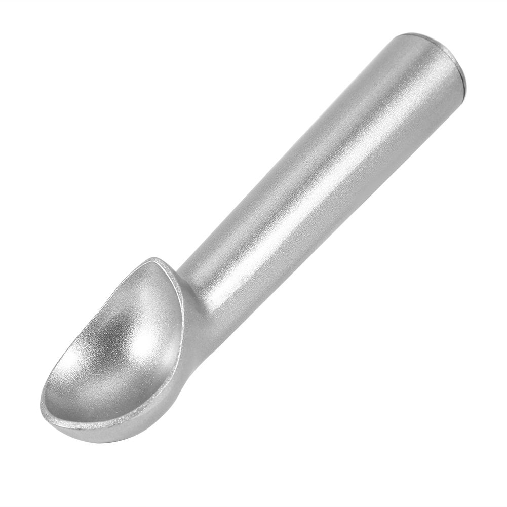 Portable Metal NOn stick Anti feeze Ice Cream Scoop Spoon Kitchen Tool (Matte Silver) โ image 5