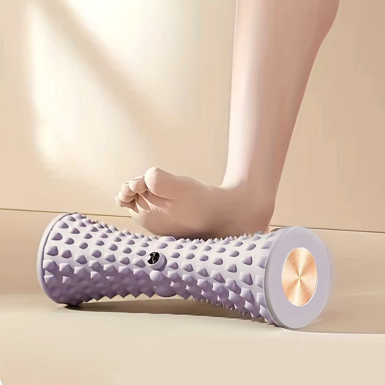 1pc Foot Massager with Speed Control - Deep Tissue Massage Roller, Medium Firmness, Manual Operation, Durable Plastic Construction, Ideal for Yoga & Fitness — image 3