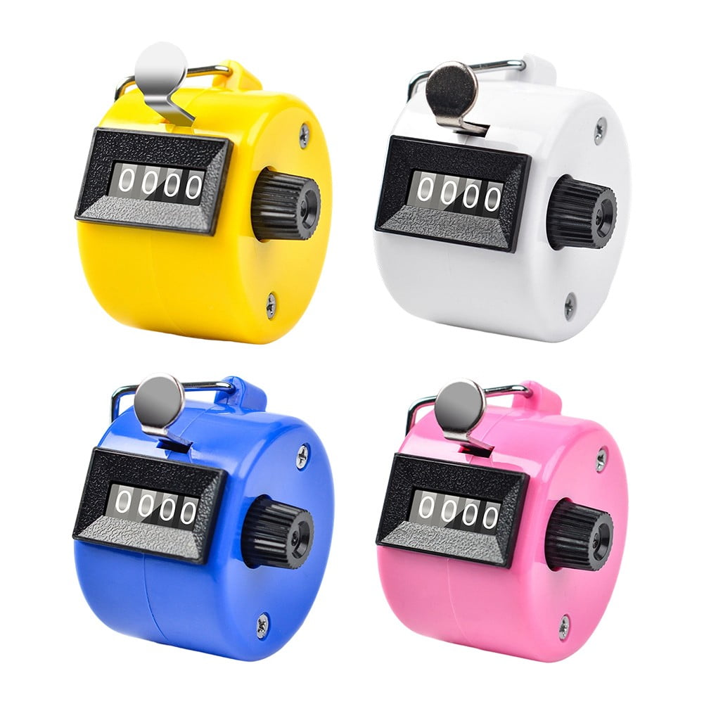 Ergonomic Hand Counter Device for Accurate Counting in Events and Stores white Rosy — image 4