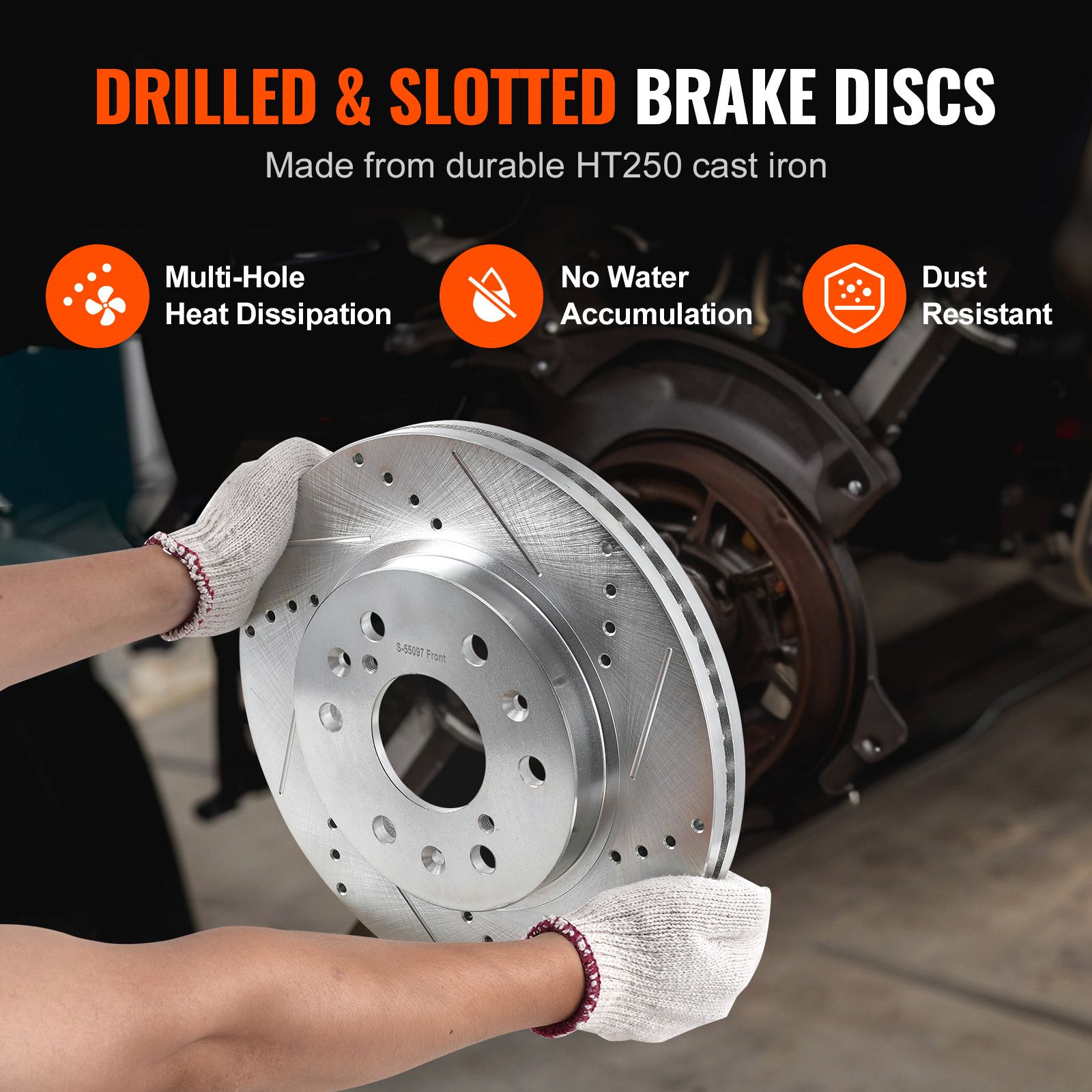Front&Rear Rotors Disc Brake Pads Kit for 14-18 Chevy Silverado Gmc Sierra 1500 โ image 4