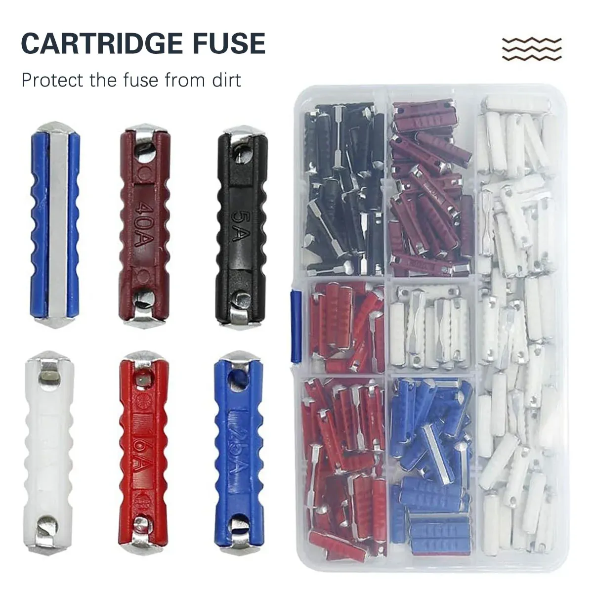 200PCS Automotive Torpedo Fuse Set Boxed for Vehicle Auto Electrical Protection — image 5