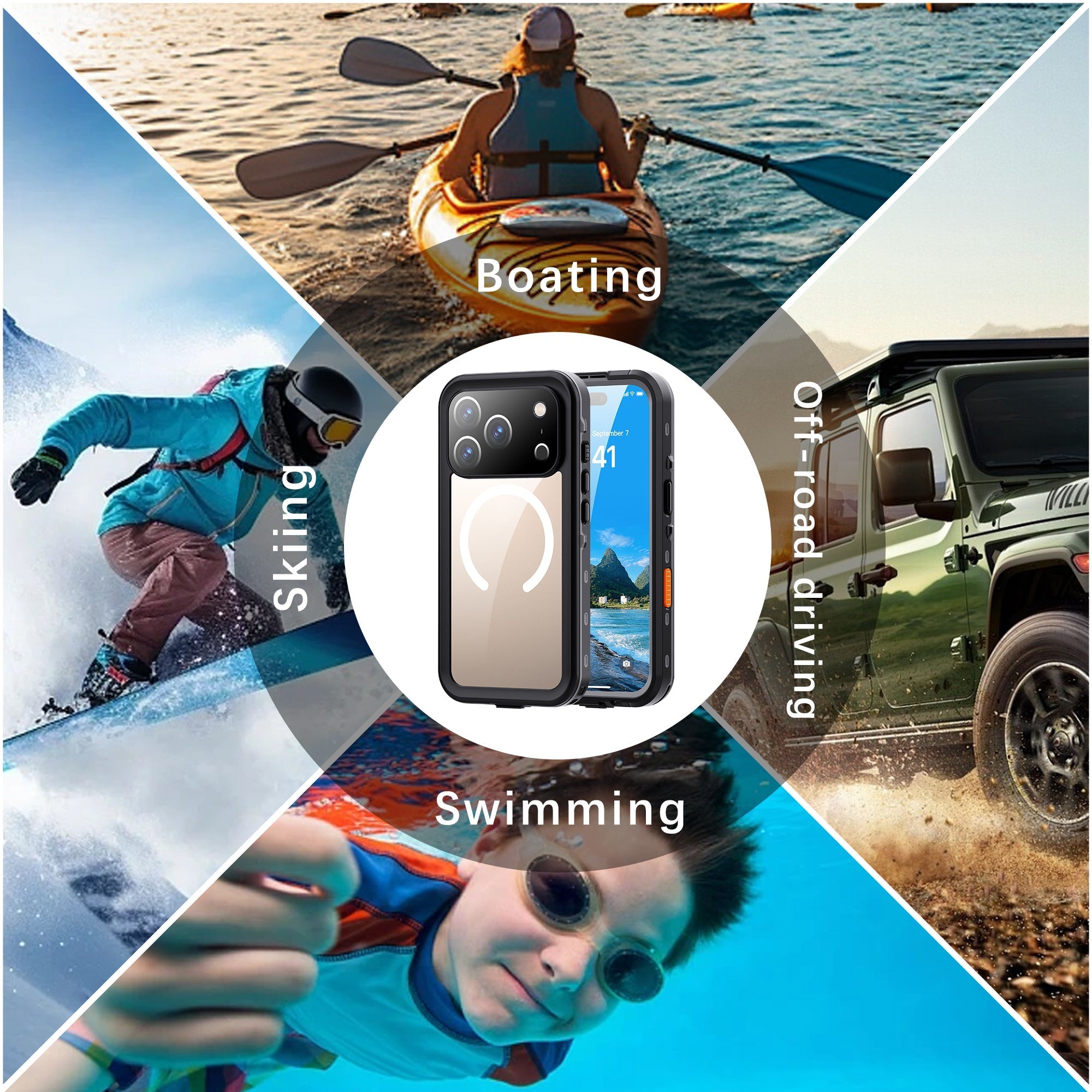 iPhone 17 Pro Waterproof Case Shockproof Lifeproof Case โ image 4