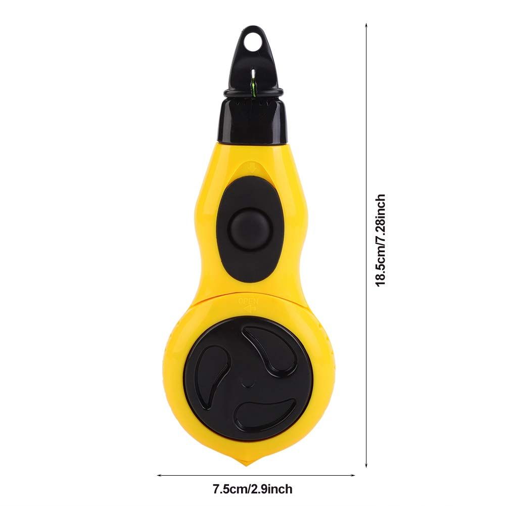 Marking Chalk Line, Carpenter's Mini Ink Marker, Chalk Box Auto Callback String Level Chalk Line Marker for Woodworking — image 3