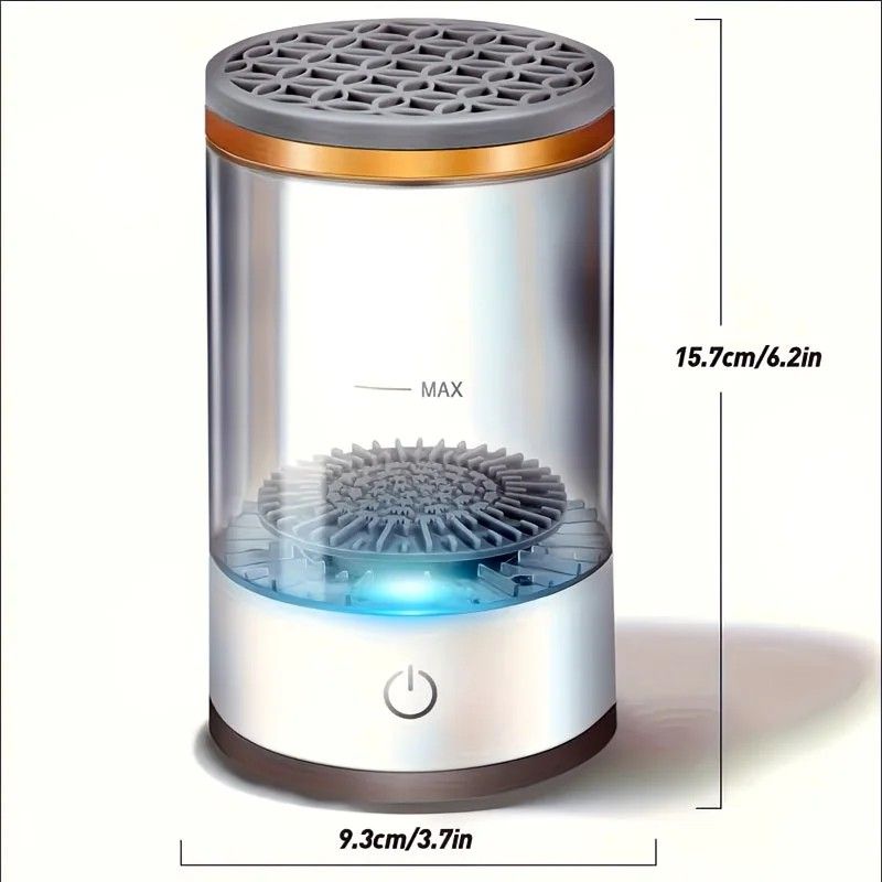 ✨ Dual-Effect Makeup Brush Cleaner | Vertical & Textured Slots | Auto-Rotating Gentle Care, Wash-Dry-Store in One, Deep Cleans Foundation & Eyeshadow Brushes! — image 6