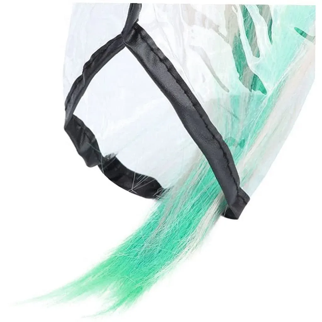2 Pcs Hair Washing Funnel Apron, Upright Position Shampoo Cape for Home or Salon Use, Elderly Disabled Clients, Clear — image 3