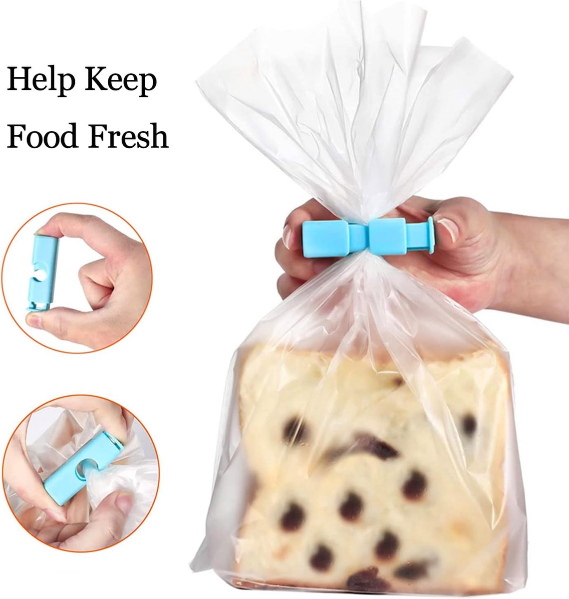 Bag Sealer - 12 Pieces - Freshness Clips - Sealing Clamps - Sealing Clips - Bag Sealer – Bag Clamps - Bag Sealer - Sealing Clips - Clamps - Bag Clamp - Kitchen — image 5