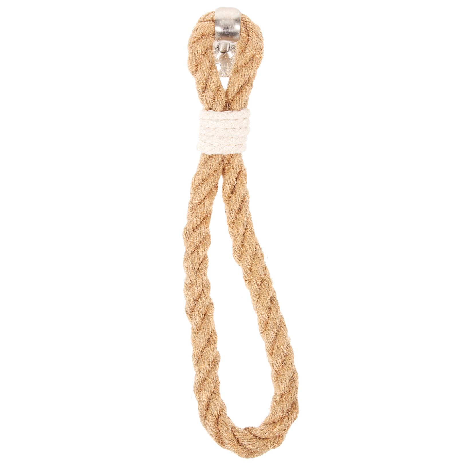 1Pack Boho Towel Holder Jute Rope Circular European Style 11.8x0.7in โ image 5