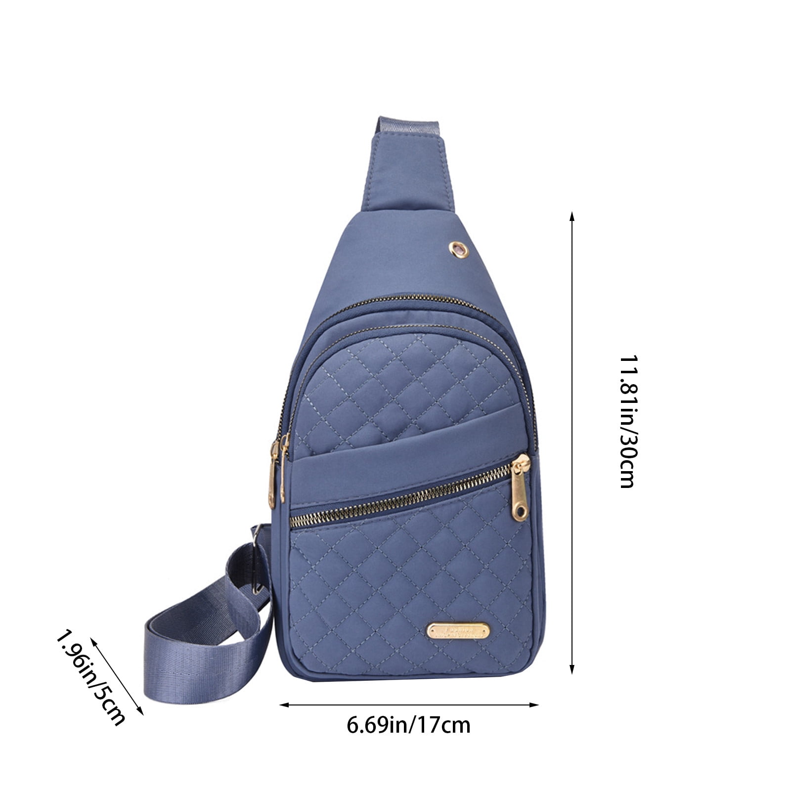Sling Bag for Women, Crossbody Sling Backpack Small Sling Bag Multipurpose Crossbody Shoulder Bag Travel Hiking Backpack, Sling Bag for Men #1-Blue — image 3