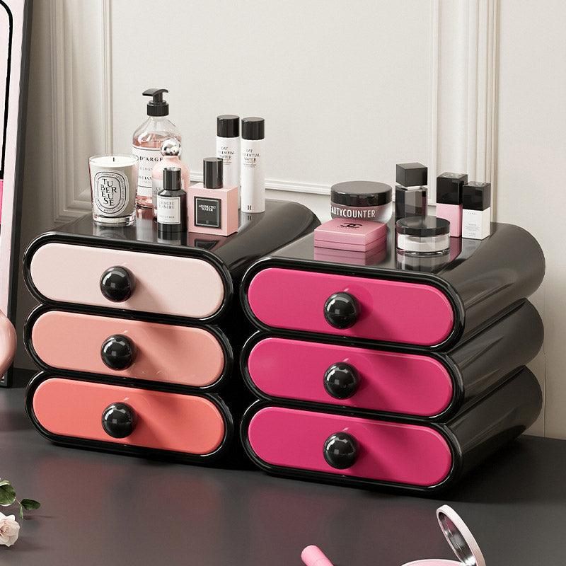 Drawer Cosmetic Organizer Desktop Storage Organizer for Makeup Desk Accessories - White โ image 6