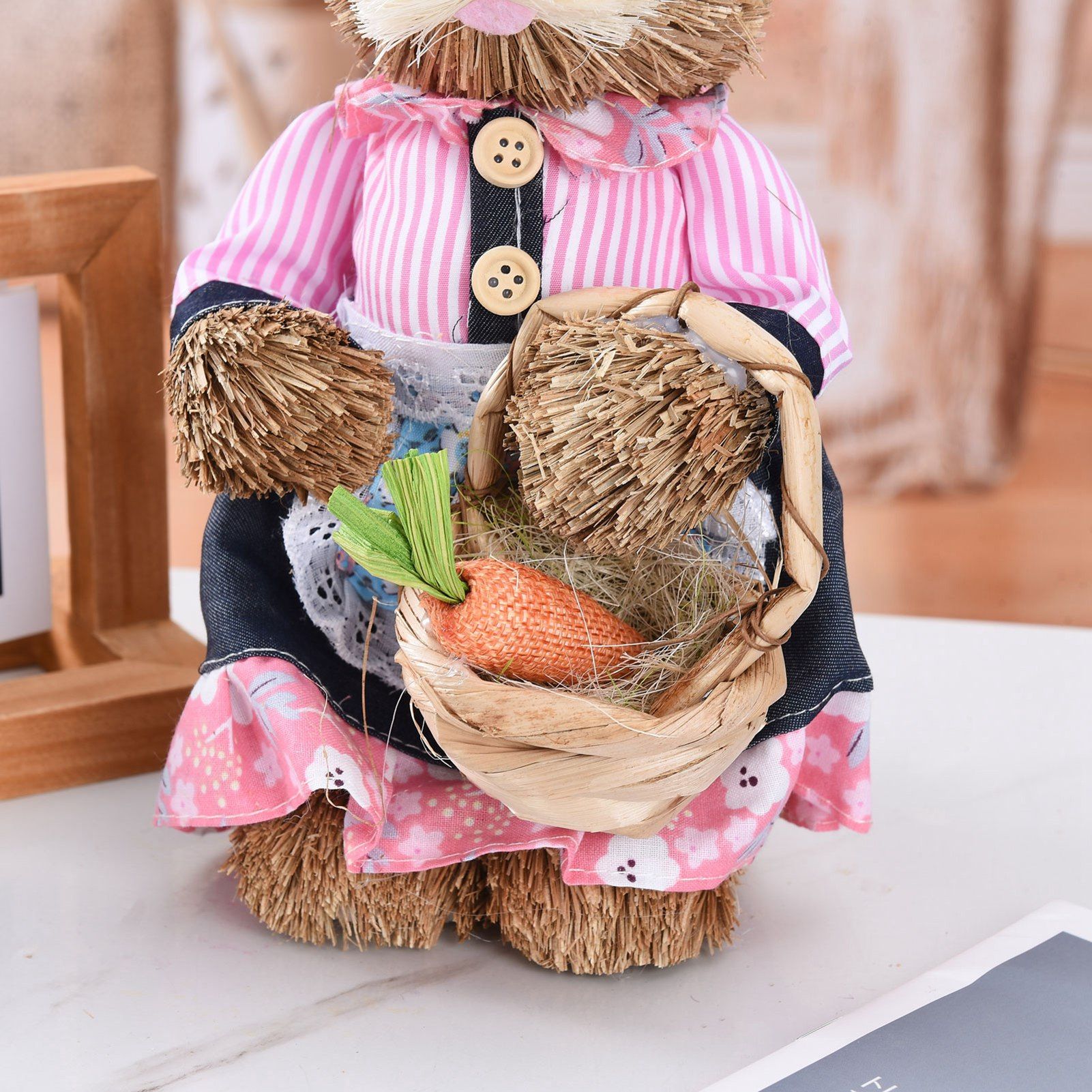 Rustic Easter Home Decor - Bunny Figurine Party Supplies โ image 3