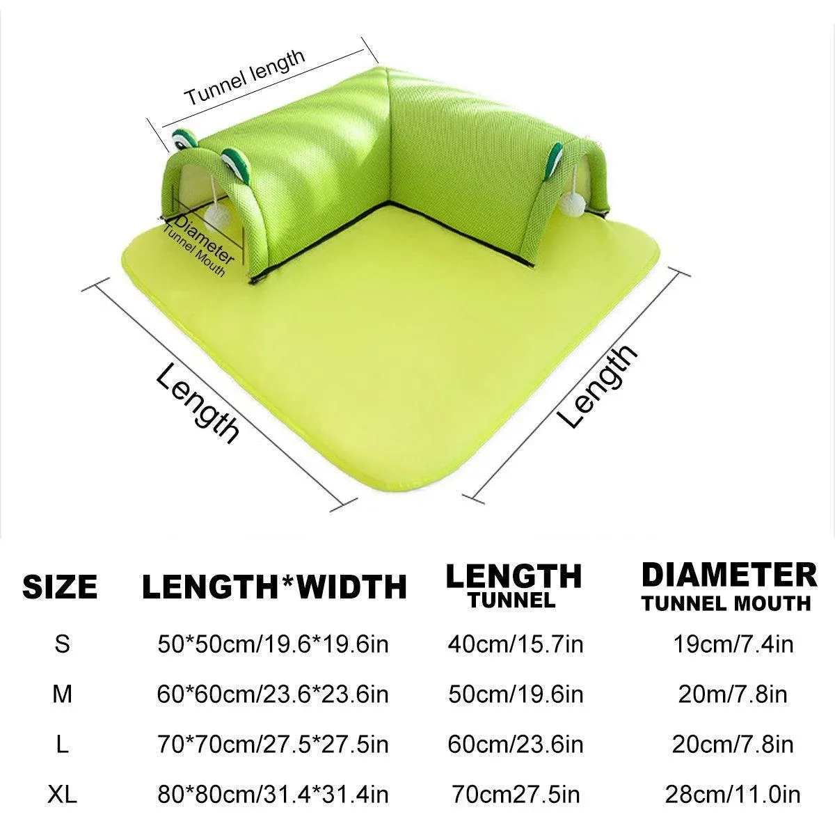 Washable Cat Tunnel Nest Corner Passage Cat House Easy Clean Pet Furniture - Brown-M โ image 4