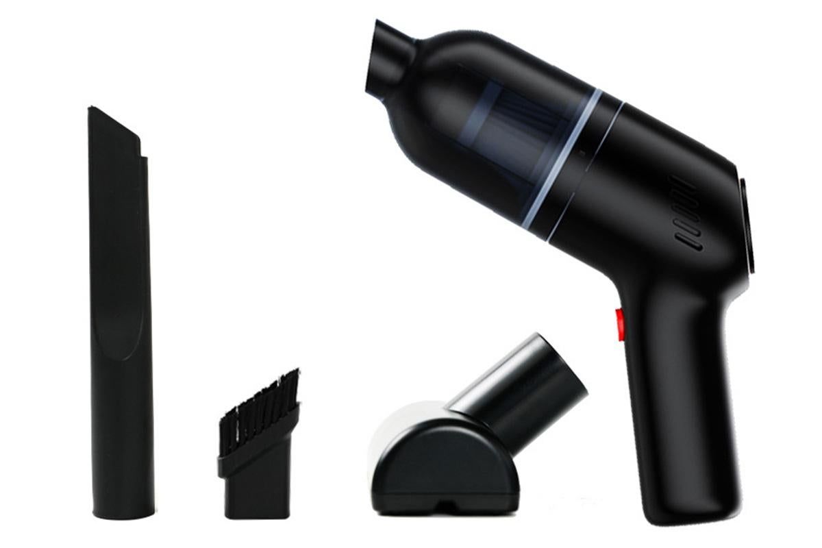 Handheld Car Vacuum Cleaner 9000Pa Rechargeable Portable Cordless Duster - Black — image 2