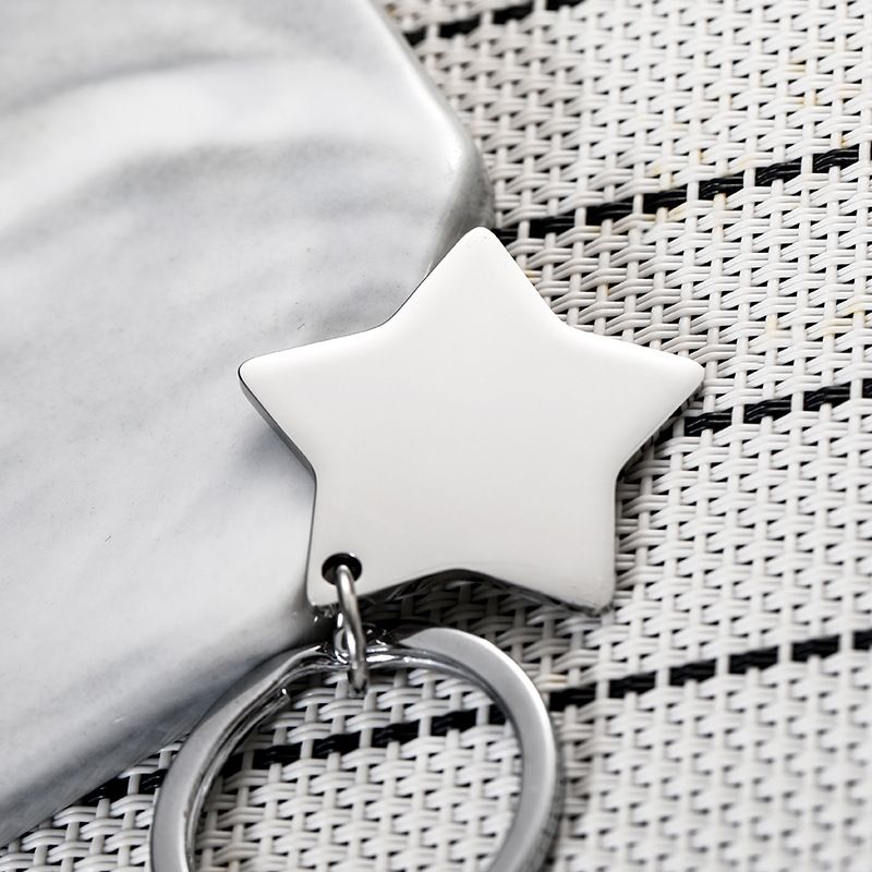 Stylish Star Shaped Pet Tag, Durable Versatile Charm for Dog and Cat Collars, Ideal for Id Tag, for Pet Lovers (Silver) — image 4
