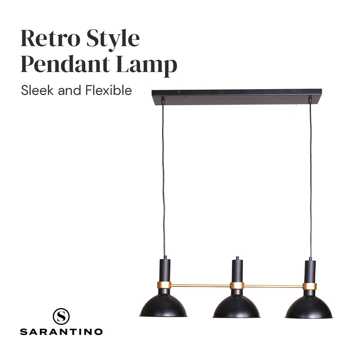 Sarantino 3-Light Hanging Pendant Lamp — image 4
