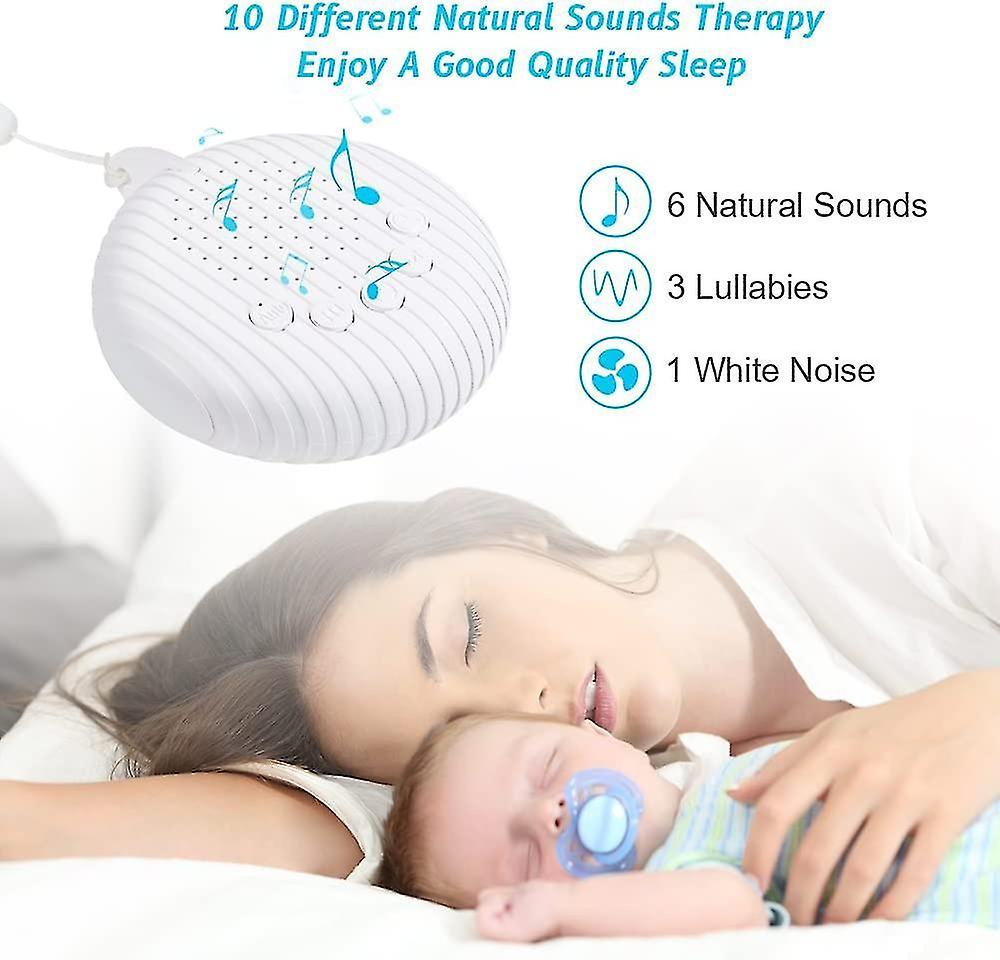 Portable White Noise Machine Babies Travel Sleep Soother with Soundtracks โ image 3