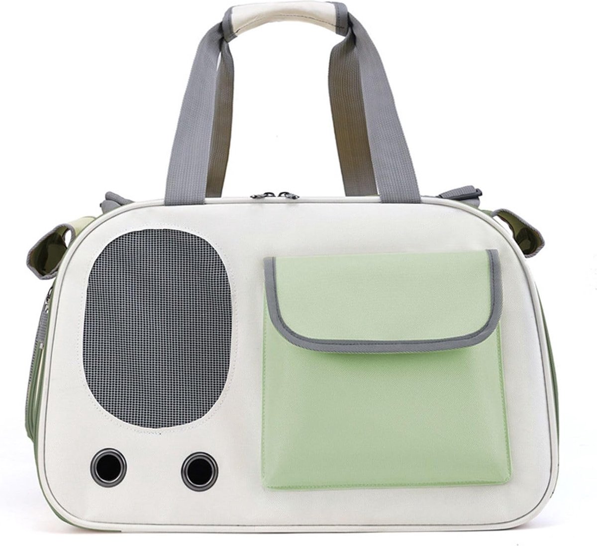 Cat and Dog Transport Bag - Travel Basket - Foldable Cat Transport Box - Cat Bag - Pet Carrier Bag with breathable holes and pockets - for medium-sized cats — image 2