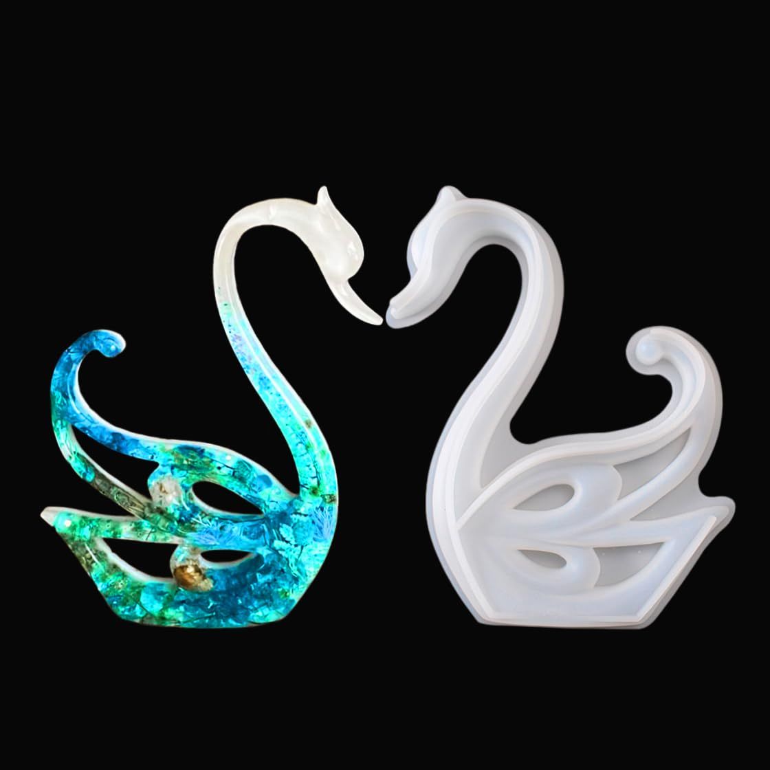 Swan Silicone Mold Creative Animal Silicone Mold Elegant Swan Sculpture Home Decoration Mold DIY Decoration Swan Statue Crafts Gifts โ image 5