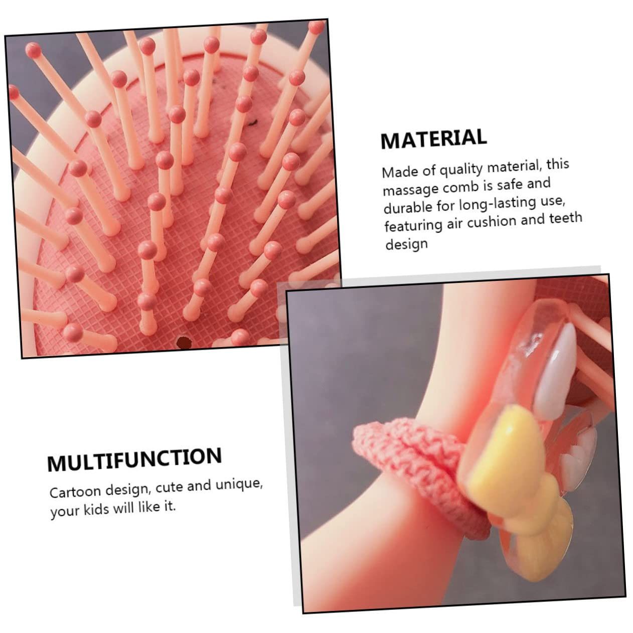 Mini Hair Brush for Women, Men and Kids-Small Travel Size Hair Brush for Purse, Pocket, backpack-Mini Detangler -2pcs โ image 4