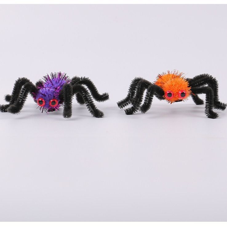 Halloween Spider Hair Clips 2 Pack Orange and Purple Costume Accessory for Party Dress Up โ image 4