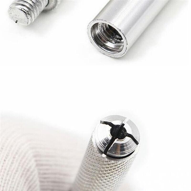 Craft Knife with 5 Blades Metal Handle Cutter Engraving Hobby Scalpel Tool - Silver — image 6