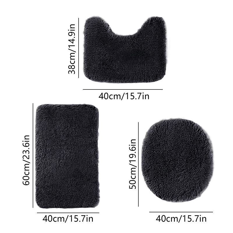 Bathroom Rugs Sets Grey — image 4