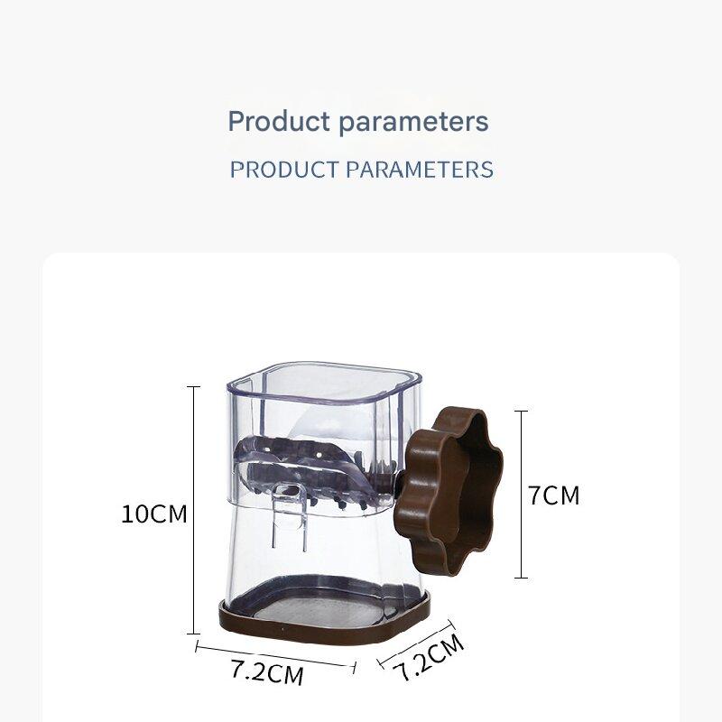 Coffee color Manual Nut & Chocolate Grinder - Effortless Peanut Walnut Chopper - Easy Clean Kitchen Tool โ image 4