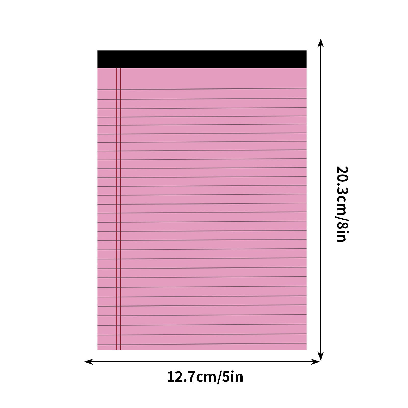 Legal Pad, 13.98 x 8.27" A3 Horizontal Line Tear-off Notepad (50 Pages), Portable Notepad Memo Planner, Colored Note Pads, College Ruled Notepads for Office — image 3