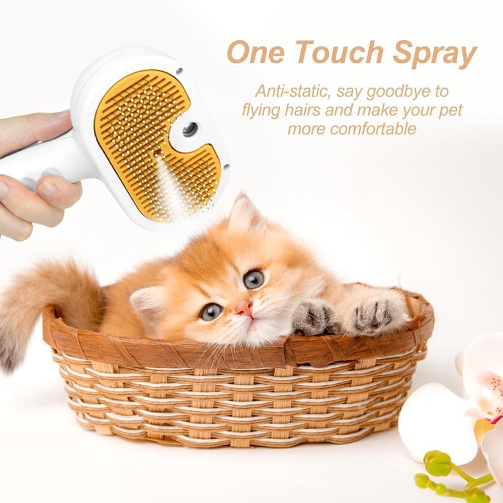 Pet Brush for Dogs and Cats, 20x11.5x8 cm, Effective Pressure Brush for Pet Fur Care — image 2