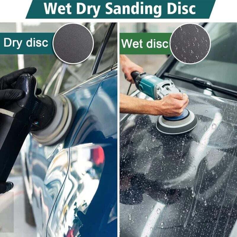 24-piece 50mm wet and dry sanding discs, 600-5000 grit, abrasive for polishing metal and wood — image 3