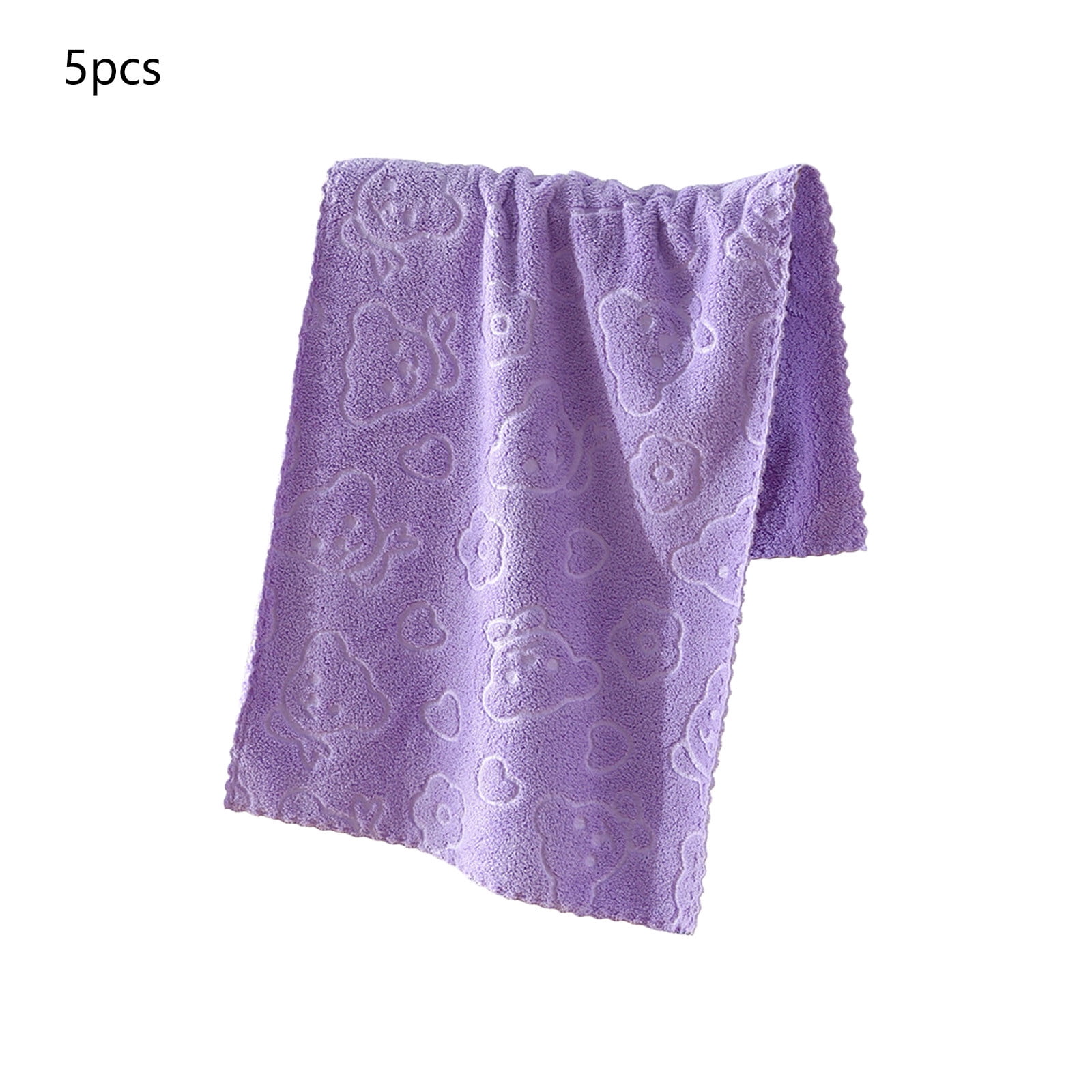 5Pcs Bathroom Hand Towels, 14x30" 600 GSM 100% Cotton - Ultra Soft & Highly Absorbent Face Towels, Hotel Spa Quality by 04_Most Absorbent 2026_Quick Dry - 20% β image 3