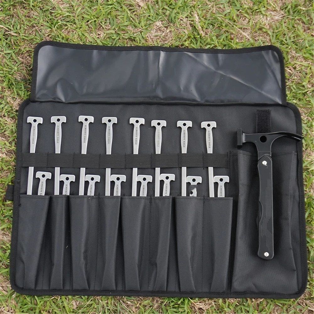 Heavy-Duty Oxford cloth Wrench Roll | Pockets Wrench Organizer Bag, Portable All-in-One Wrench Roll Up Pouch for Mechanics & DIYers | Ideal Father's Day Gift — image 3
