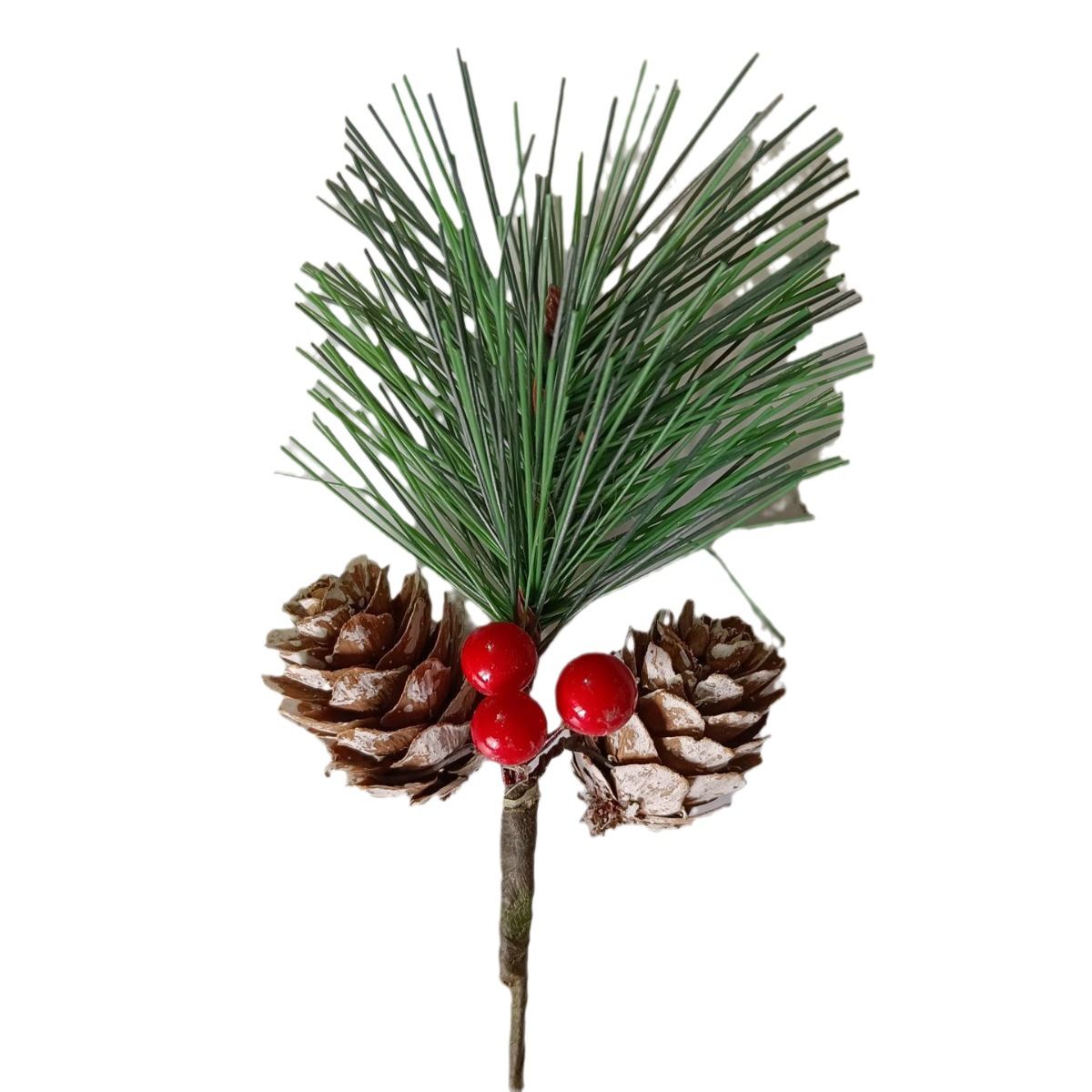 Rong & Jane Natural Pine Cone Xmas Ornament Handmade True color โ image 4