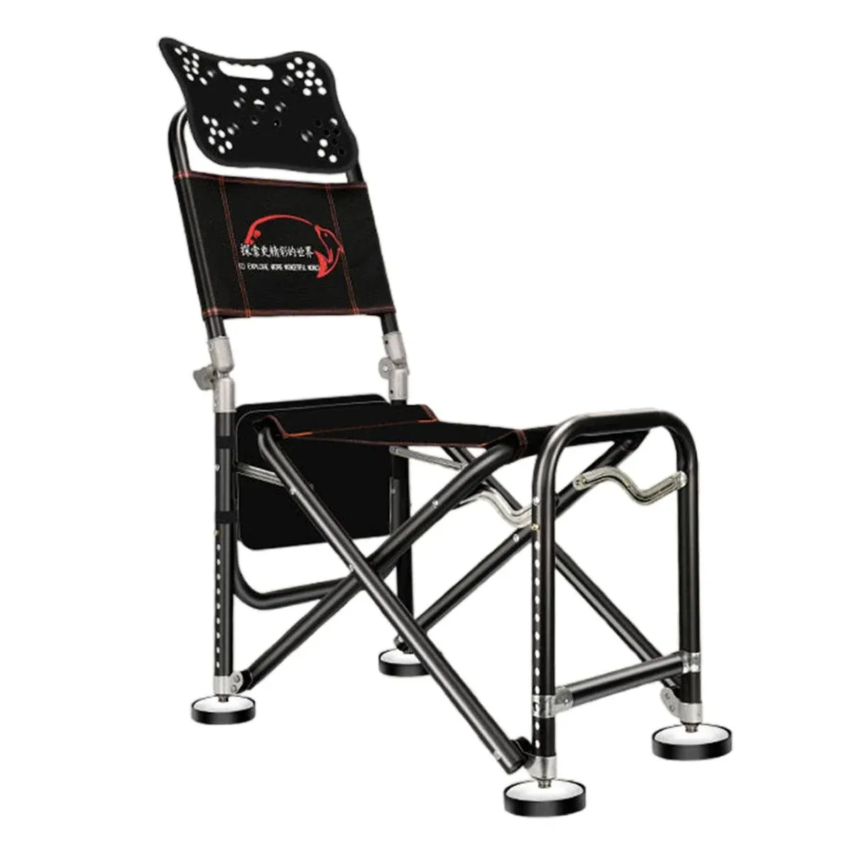 Multifunctional Recliner Folding Fishing Chair Portable Outdoor Camping Chair — image 2
