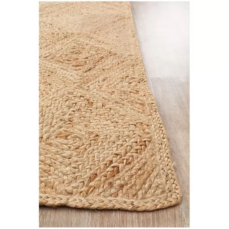 Natural Jute Rug 220 × 150cm for Living Room — image 3