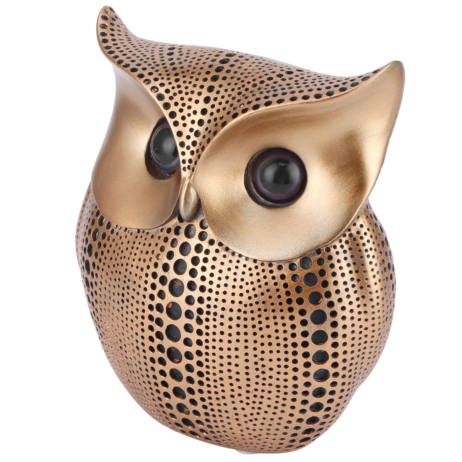 Owl Statue Figurine Ornament Innovative Resin Animal Sculpture Art Crafts Home Decoration — image 3