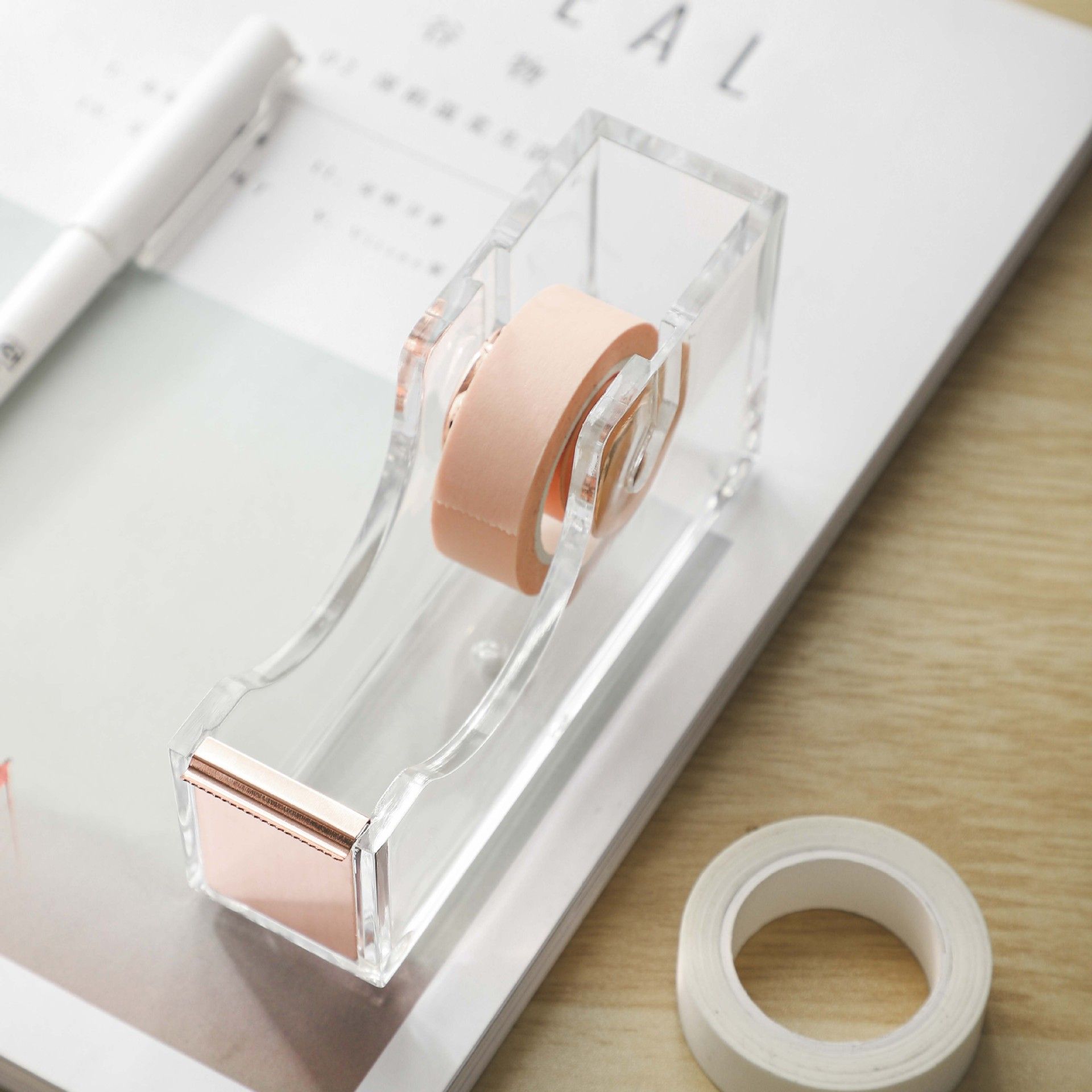 OfficeGoods Acrylic Tape Dispenser - Beautiful Modern Accessory for The Stylish Desk at Home, The Office, or School — image 4
