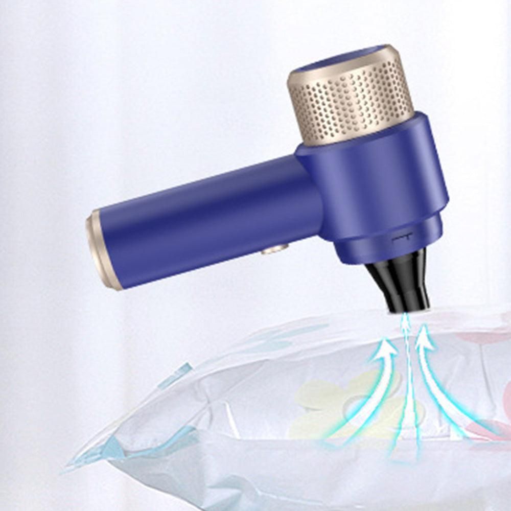 4-in-1 Handheld Car Vacuum Cleaner Portable Cordless Air Duster with LED Light for Car Home Office Blue โ image 4